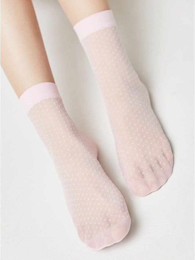 Skarpety damskie CONTE ELEGANT FANTASY, r.23-25, light pink - 4