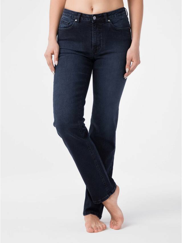 Spodnie damskie CONTE ELEGANT CON-156, r.170-102, blue-black - 1