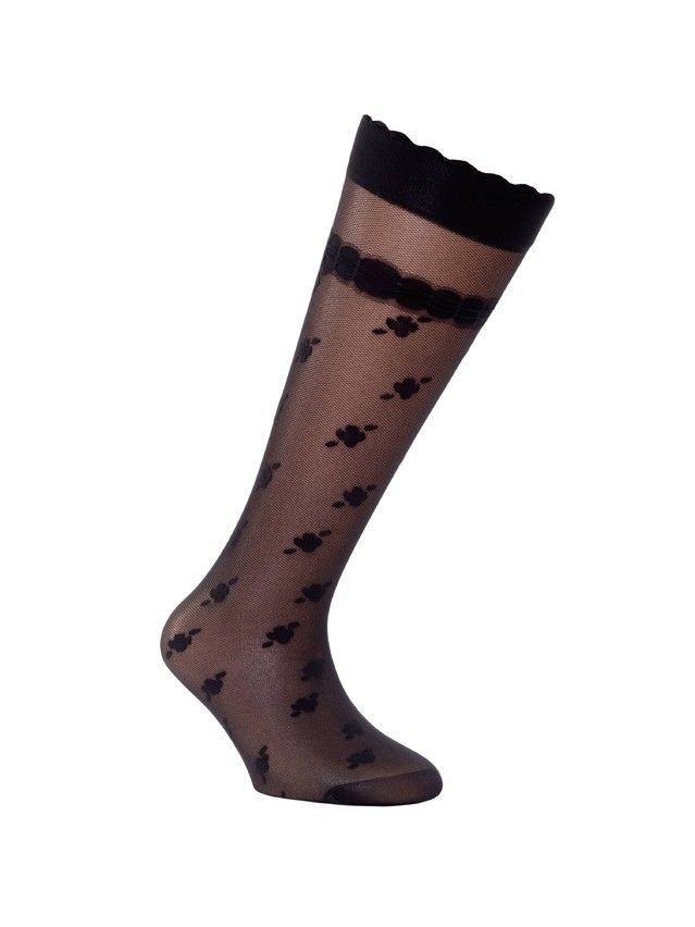 Podkolanówki dla dzieci eleganckie SWEET, r. 27-29, nero - 1
