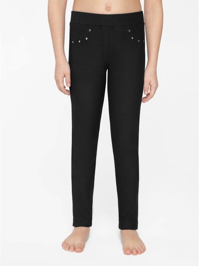 Legginsy dla dziewczynek CONTE ELEGANT CRYSTAL, r.128,134-68, nero - 2