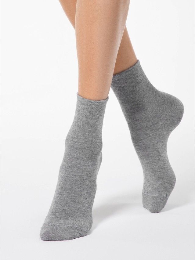 Skarpetki damskie COMFORT, wiskoza (angora) 14С-114СP, r. 36-37, 000 szary - 2