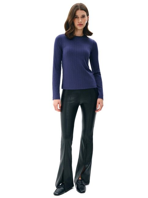 Свободный джемпер в рубчик LD 3242