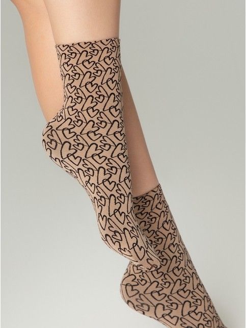 Skarpetki damskie z wzorem 