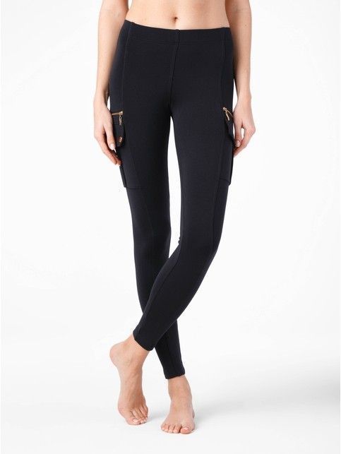 Legginsy z naszywanymi kieszeniami INFANTA