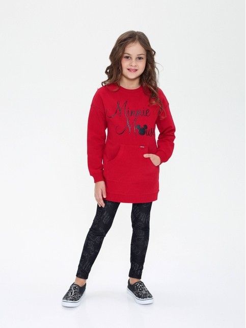 Bawełniana tunika z błyszczącym napisem ©Disney DTH 957