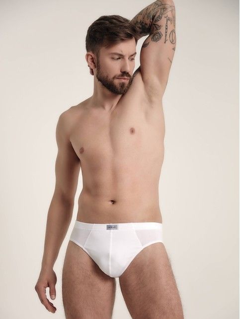Majtki męskie bawełniane BASIC SLIP 128 (w pudełku)