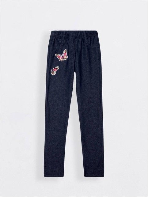 Jeggings z aplikacją BUTTERFLY