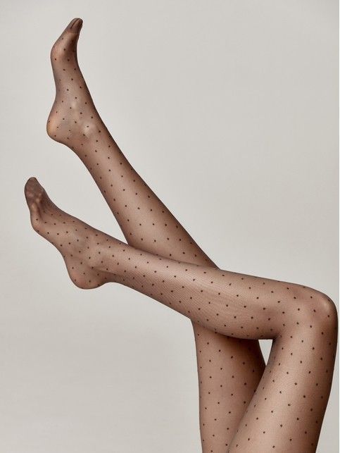Rajstopy w kropki DOTS Lycra®