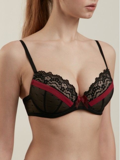 Biustonosz push-up z fiszbinami Flirt ТB1169