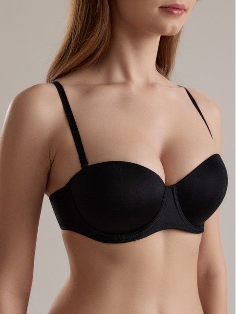 Biustonosz balkonetka push-up z odpinanymi ramiączkami RB8144