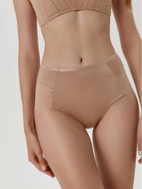 Majtki damskie bawełniane z wysokim stanem