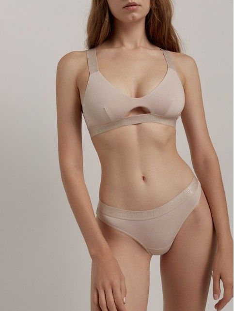 Bustier z rozcięciem pod biustem FLEXIBLE LBE 2235 z włókna bambusowego