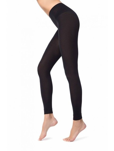 Ciepłe legginsy z dodatkiem przędzy mikromodal MODAL LEGGINGS 250