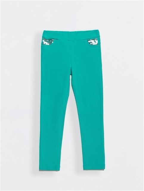 Jeggings z cekinowymi kieszeniami PINA