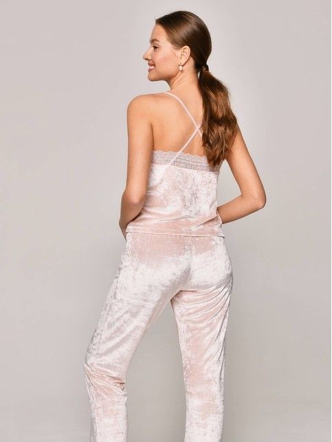 Spodnie welurowe CONTE ELEGANT VELVET LOUNGEWEAR LHW 1010