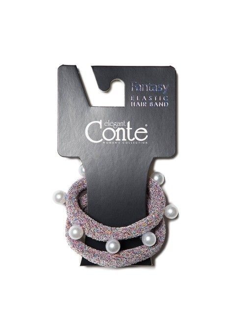 Opaski do włosów z lureksem i koralikami FANTASY