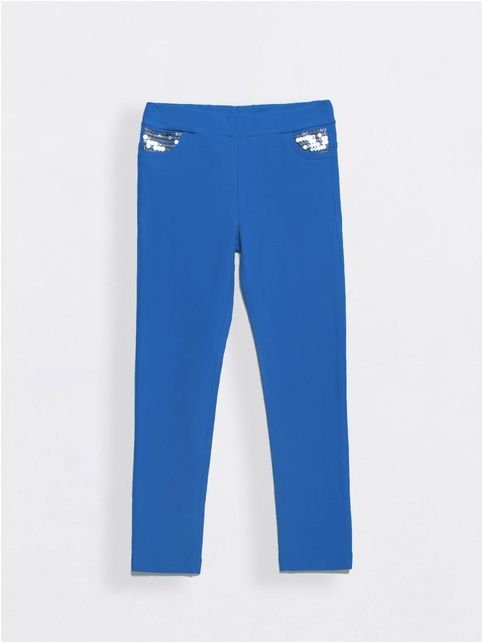Jeggings z cekinowymi kieszeniami PINA