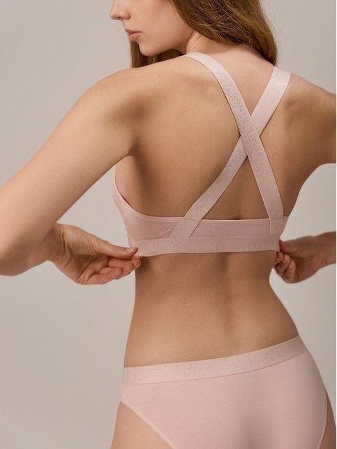 Bustier z rozcięciem pod biustem FLEXIBLE LBE 2235 z włókna bambusowego
