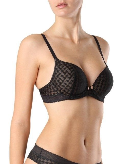 Biustonosz push-up w pepitkę BODY COUTURE RB1153