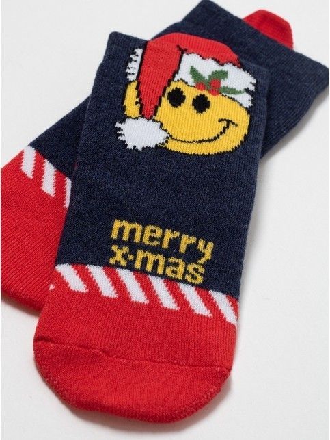 Skarpetki świąteczne frotte „Xmas smile”