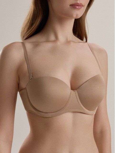 Biustonosz balkonetka push-up z odpinanymi ramiączkami RB8144