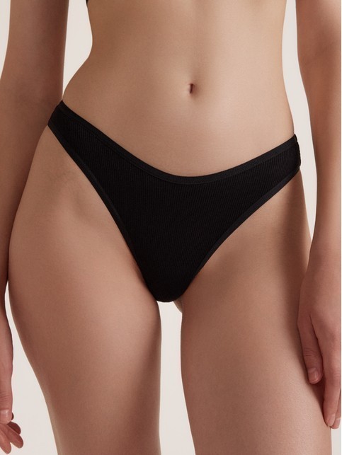 Трусы бразилиано в рубчик из вискозы ACTIVE SHAPE LBR 3186