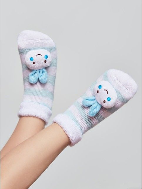 Skarpetki frotte SOF-TIKI z twarzami 