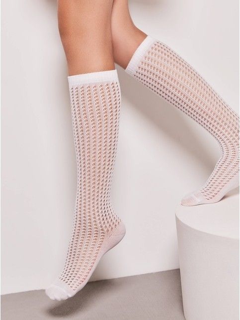 Ажурные хлопковые гольфы Miss, модель 056