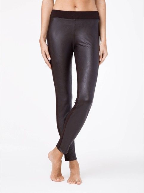 Legginsy modelujące z eko skóry STORY