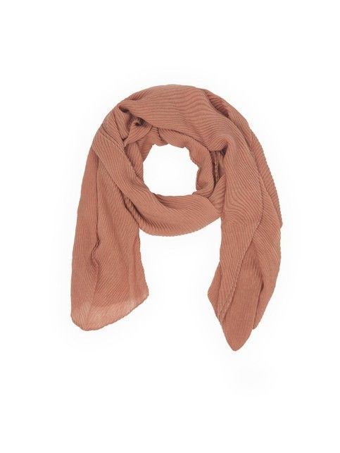 Terakota szalik z efektem plisowane CS006