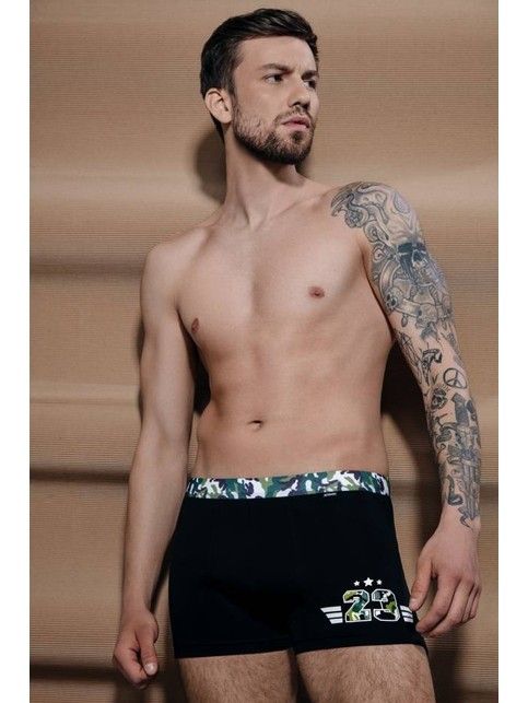 Bokserki męskie bawełniane TATTOO SHORTS 862 (na wieszaku)