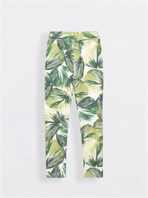 Legginsy z tropikalnym wzorem TROPIC