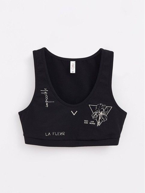 Bustier z wzorami tatuaży TATTOO STYLE LBE 1481