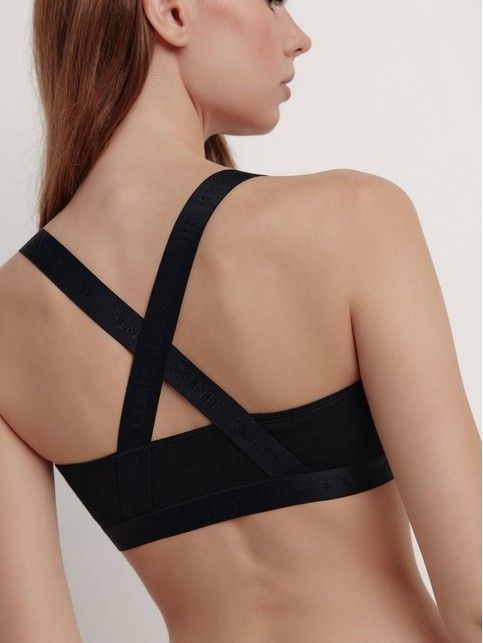 Prążkowany bustier ramiączkami na krzyż TIE DYE RIB LBE 2221