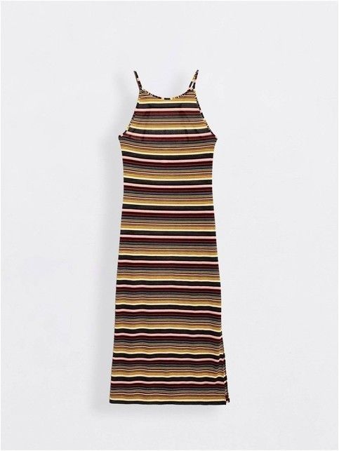 Bodycon midi sukienka z ramiączkami LPL 922