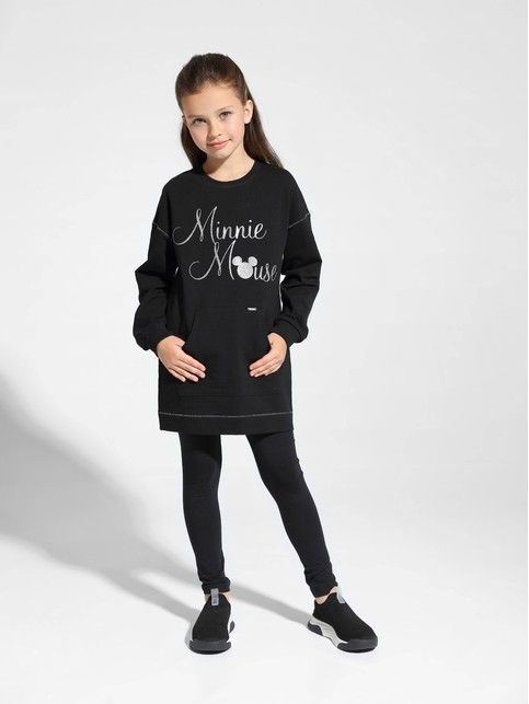 Bawełniana tunika z błyszczącym napisem ©Disney DTH 957