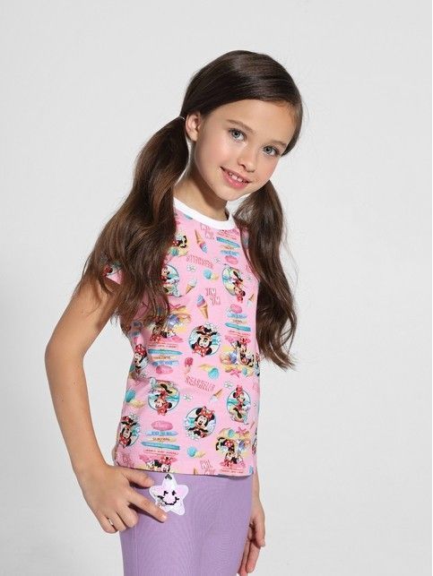 Bawełniana koszulka z krótkim rękawem z nadrukiem ©Disney 966