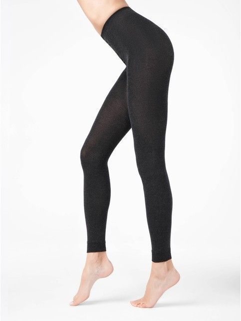 Ciepłe legginsy z dodatkiem przędzy kaszmir CASHMERE LEGINGS 250 Lycra ®