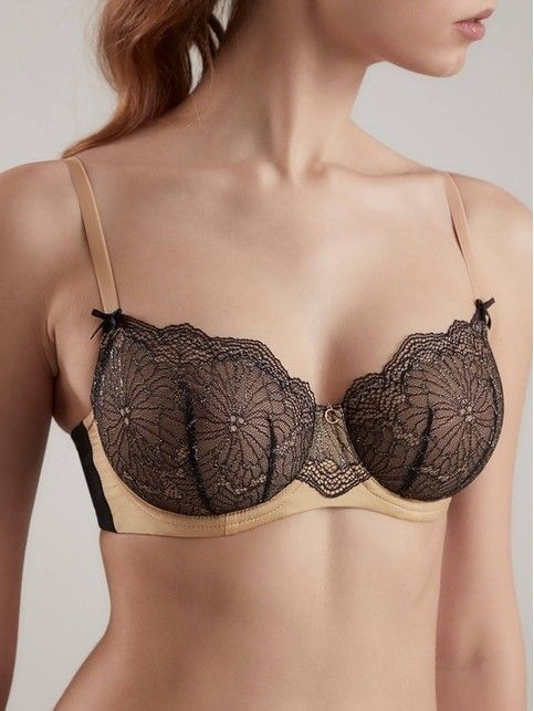 Biustonosz balkonetka Satin TB6175