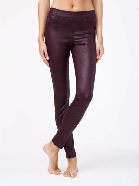 Skórzane legginsy
