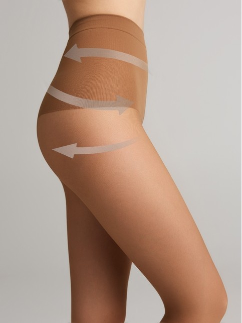 Rajstopy z szerokim pasem modelującym Slimfit 20 Lycra®