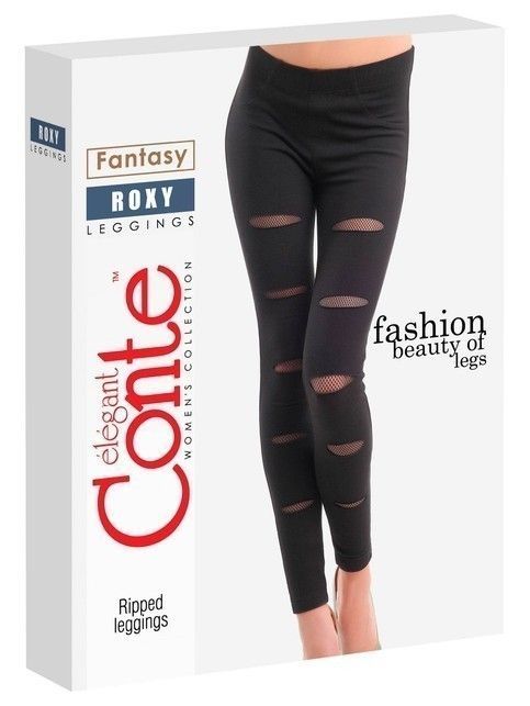 Legginsy z siateczkowymi wstawkami ROXY