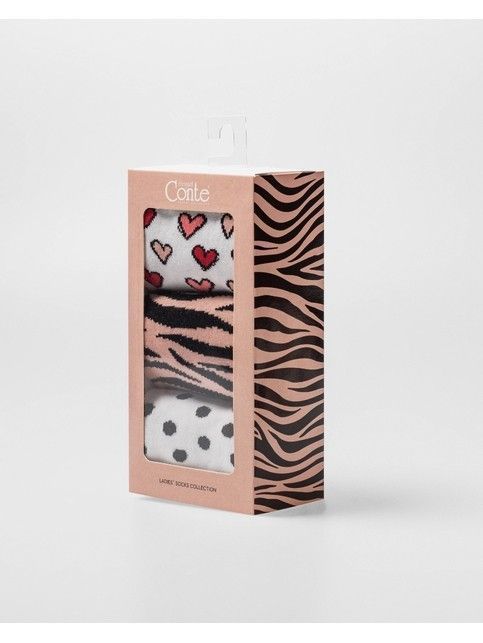 Mood box: Komplet skarpetek z bawełny 