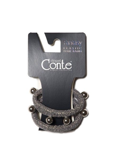 Opaski do włosów z lureksem i koralikami FANTASY