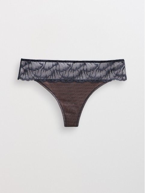 Majtki typu tanga ze średnim stanem ELLE TP 6176